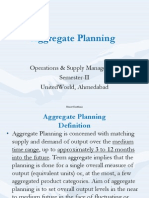 Aggregate Planning Based On Chase