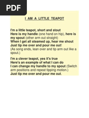 i Am a Little Teapot....1