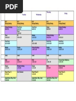 Homeschool Daily Schedule Template | PDF