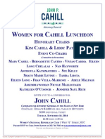 Women For Cahill Luncheon For John Cahill