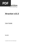 Xtraction v13 User Guide