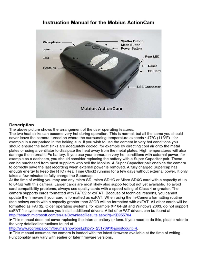 Mobius Manual Pdf Pdf Battery Charger Usb