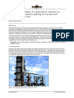 Using Thermography to Detect Hidden Corrosion in Overhead Vapor Line