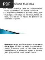 A Ciência Moderna