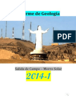 Informe de Geologia Morro Solar 2014-1