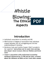 Whistle Blowing:: The Ethical Aspects