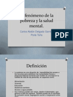 El Fenómeno de La Pobreza y La Salud