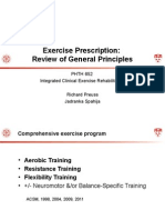 Exercise Prescription Review 