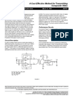 cost effective method for transmitting composite video