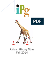 IPG Fall 2014 African History Titles