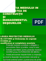 Protectia Mediului Si Managementul Deseurilor