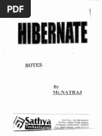 Hibernate Notes by Nataraz JavabynataraJ