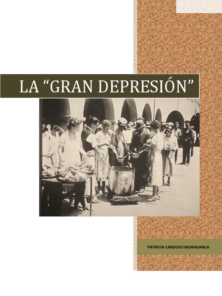 Causas y efectos de la Gran Depresión | PDF | Gran depresion | Ciencias ...