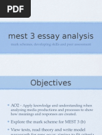Download Mest 3 Essay Analysis by MediaMassage SN23936733 doc pdf