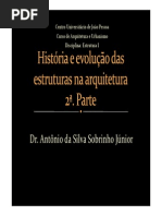 História e Evolução Das Estruturas Na Arquitetura Parte 2 _UNIDADE I