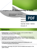 Impact of IT Outsourcing in India