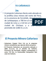 El Proyecto Minero Cañariaco.. EIA