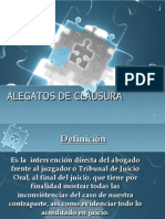 Alegato de Conclusión