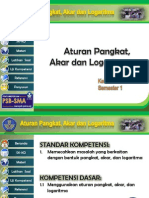 Aturan Pangkat Logaritma