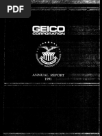 Geico - 1991 Annual Report