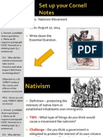 WEBNOTES - Day 4 - 2014 - Nativism - Anti-Immigration