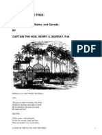 Lands of The Slave and The FreeCuba, The United States, and Canada by Murray, Henry A.