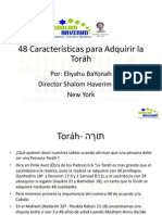 48 Caracteristicas de Torah