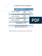 Academic Calendar SE AY2012-13 SEM-I