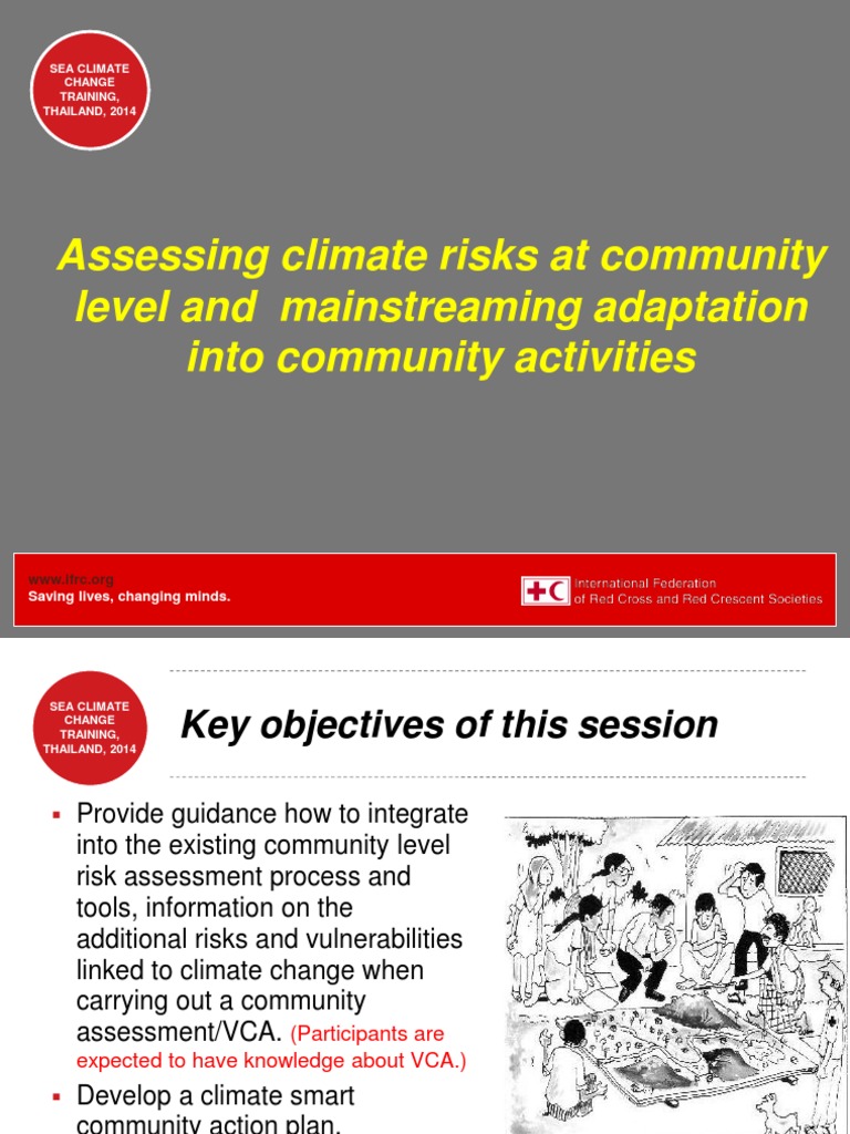 Presentation Slides: Assessing Climate Risks at Community Level and ...
