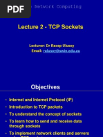 Lecture 3 - TCP Sockets