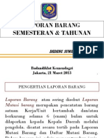 6 - Laporan Barang Semesteran & Tahunan