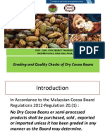 Download 3 Grading and Quality Checks of Dry Cocoa Beans by CocoaSafe-Malaysia SN239389950 doc pdf