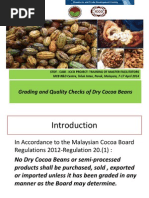 Download 3 Grading and Quality Checks of Dry Cocoa Beans by CocoaSafe-Malaysia SN239389950 doc pdf