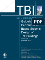 Guidelines for Performance- Based Seismic Design of Tall Buildings