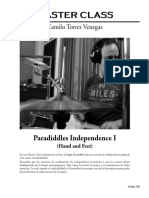 Master Class - Paradiddles Independence I
