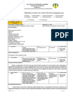 UST Faculty Medicine Grading Sheet