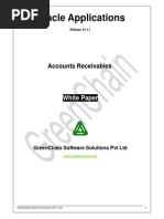 Oracle Applications: Accounts Receivables