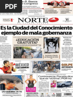 Periódico Norte edición del día 11 de septiembre de 2014