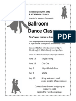 Ballroom Dance Classes: Now's Your Chance To Learn To Dance!