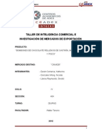 Inteligencia Comercial e Investigación de Mercados - Bombones (IV Ciclo)