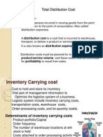 Total Cost of Distribution