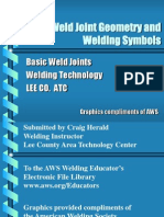 Weld Joint Geometry and Welding Symbols: Basic Weld Joints Welding Technology Lee Co. Atc