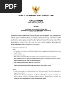 Download Pengumuman Bupati OKU Selatan Formasi CPNS Umum Tahun Anggaran 2014 by Aleksandar Boli SN239402308 doc pdf