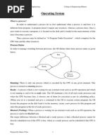 Operating System: Process Management