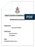 Hailey College of Banking & Finance: Information Technology