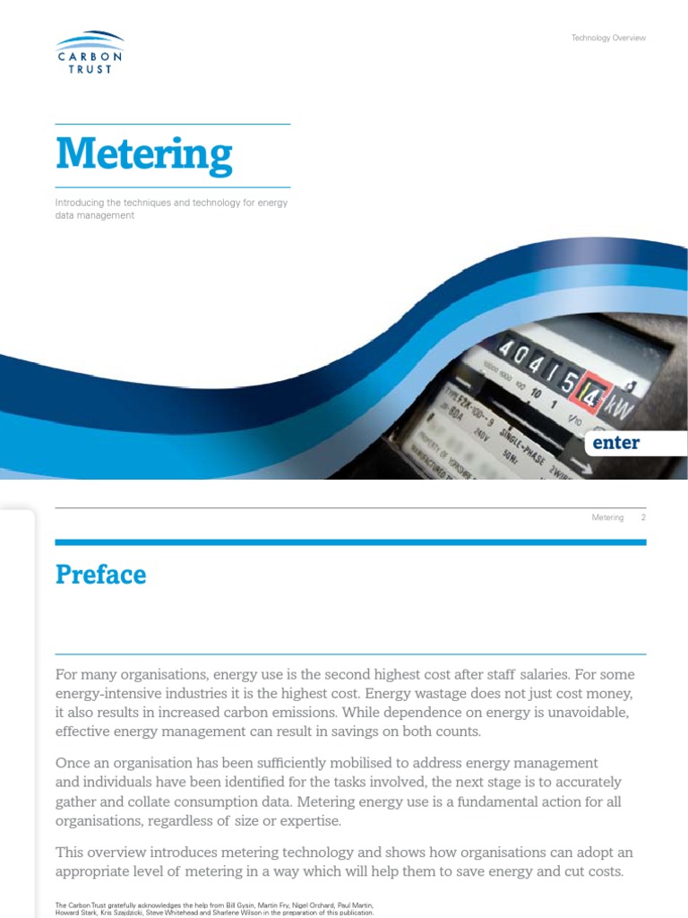 Ctv027 Metering Technology Overview | PDF | Physical Universe | Energy ...