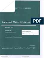 Ansi b4.2 - 1978 Preferred Metric Limits and Fits