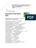 Dependent Preposition - Canterbury 3