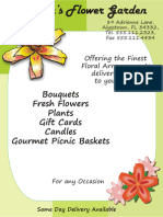 Corel Draw Beginner Tutorial: How To Make A Florist Flyer From Start To Finish.