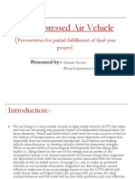 A Compressed Air Vehicle (: Presentation For Partial Fulfillment of Final Year Project)